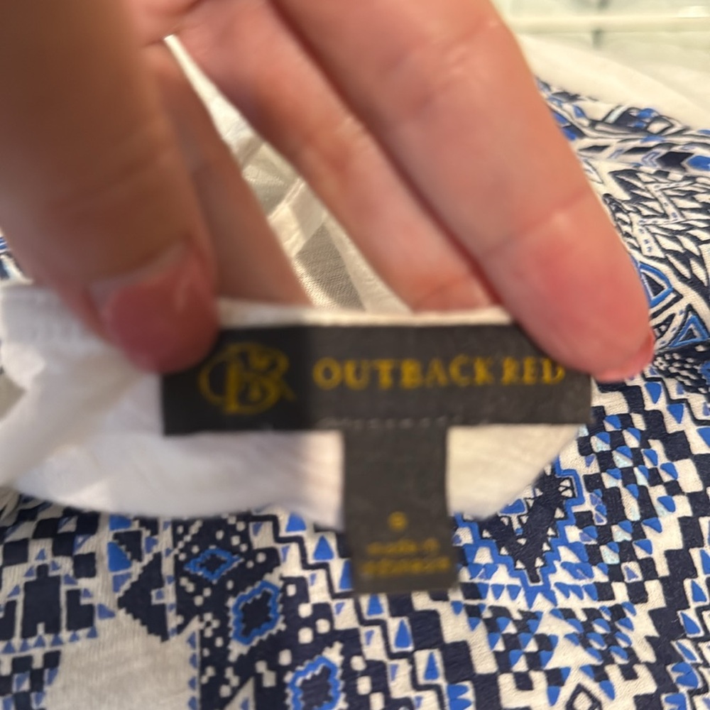 Outback Red Patterned Tank Top - Picture 4 of 5